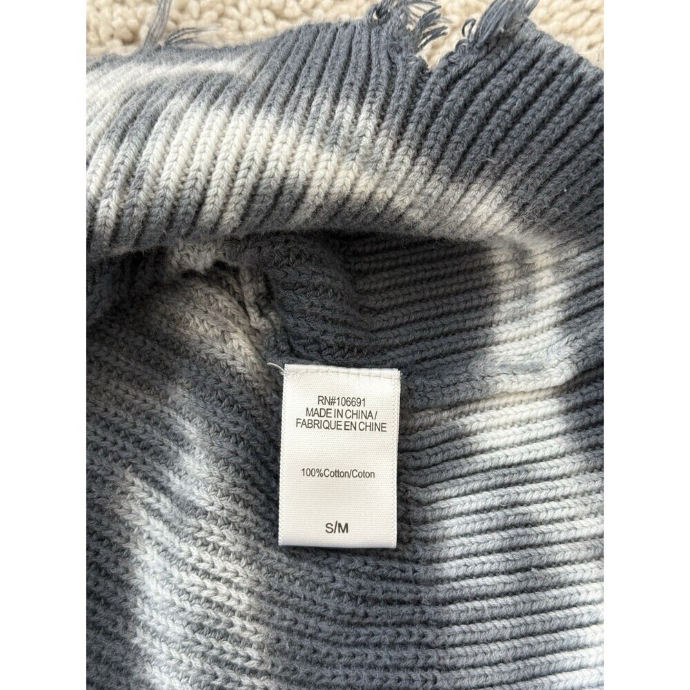Young Fabulous & Broke Cameron Raw Distress Oversized Turtleneck Sweater S/M - Picture 6 of 9